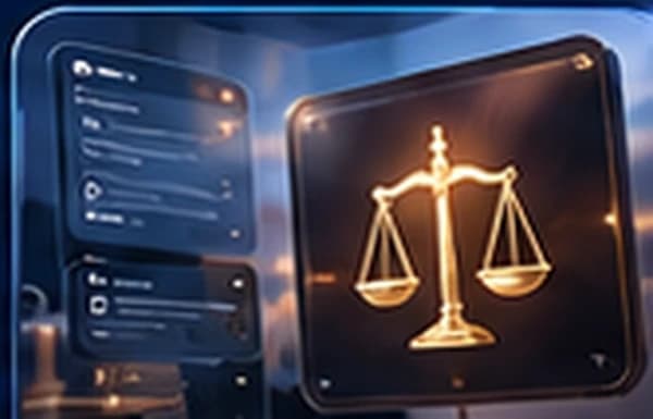 Legal AI Intelligence interface illustration