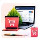 Ecommerce App application illustration