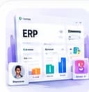 ERP Software application illustration