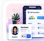 HR Management application illustration