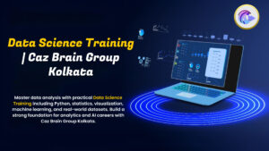 Data Science Training Kolkata lab at Caz Brain Group teaching Python statistics machine learning and data visualization techniques