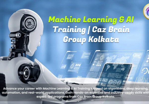 Machine Learning and AI Training Kolkata - Caz Brain AI Lab Machine Learning and AI Training Kolkata lab at Caz Brain Group teaching algorithms deep learning neural networks and automation