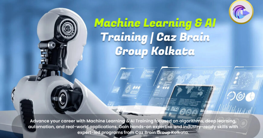 Machine Learning and AI Training Kolkata lab at Caz Brain Group teaching algorithms deep learning neural networks and automation