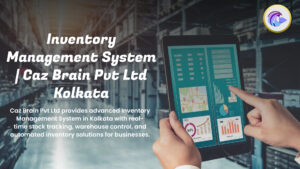 Inventory Management System Kolkata dashboard from Caz Brain Pvt Ltd showing real-time stock tracking warehouse control and inventory analytics